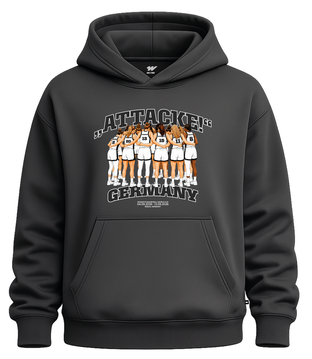 „Attacke!“ Oversize Hoodie
