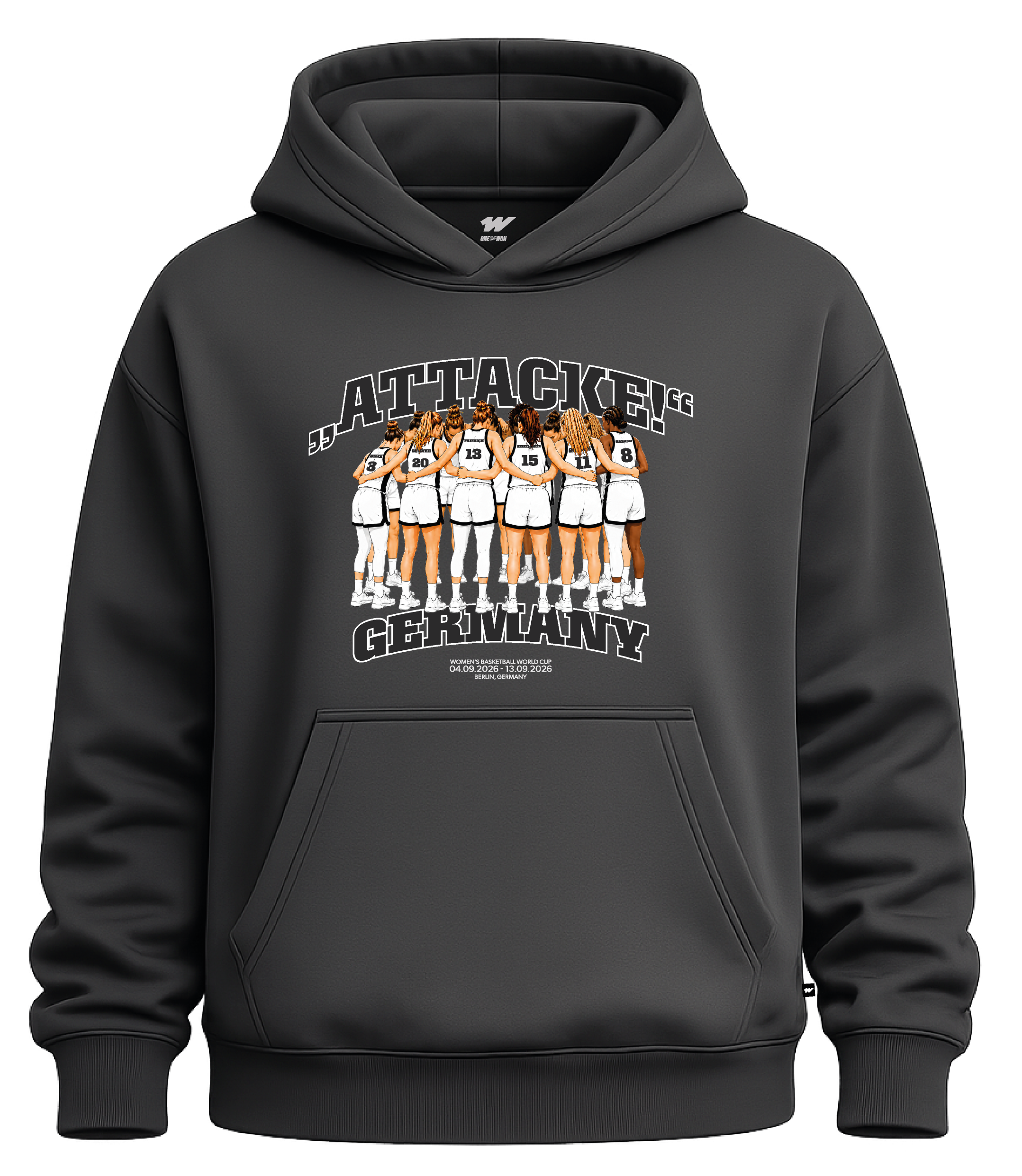 „Attacke!“ Oversize Hoodie