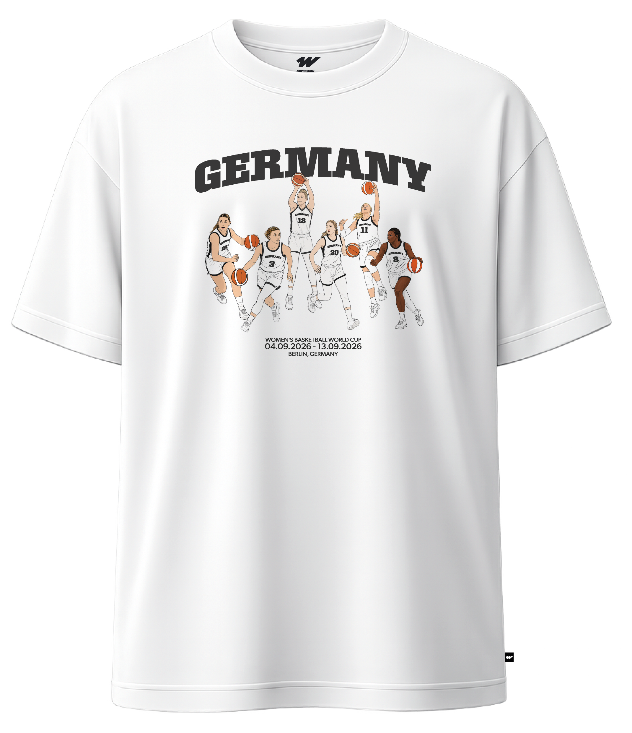 „Germany“ Oversize Tee
